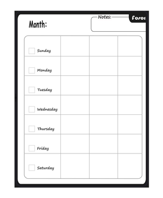 Dostosowany biały magnetyczny kalendarz lodówki Papierowy miesięczny planer rodzinny