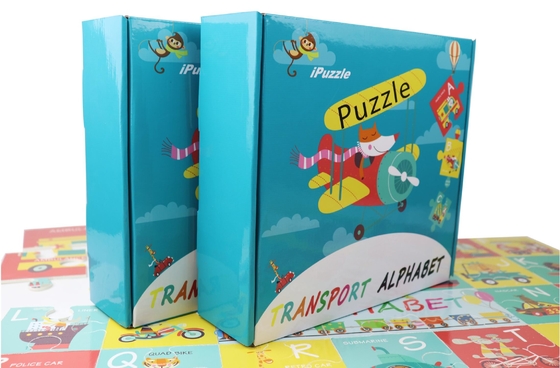 Papierowe puzzle podłogowe CMYK Edukacyjne dla dzieci w wieku 4-8 lat