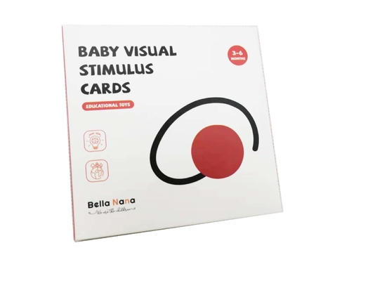 3-6 miesięcy Karty do stymulacji wizualnej noworodków Czarno-białe karty kontrastowe