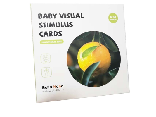 Cutomized Baby Noworodek Karty do stymulacji wizualnej Zwierzęta Rośliny Fiszki na 6-12 miesięcy