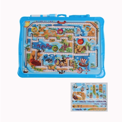 Montessori Puzzle magnetyczne Labirynt Zabawki edukacyjne z długopisem Ocean Beach Eco EVA Plastic