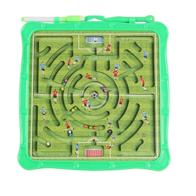 Mała magnetyczna tablica labiryntowa dla dzieci Puzzle piłka boisko do gry w piłkę nożną