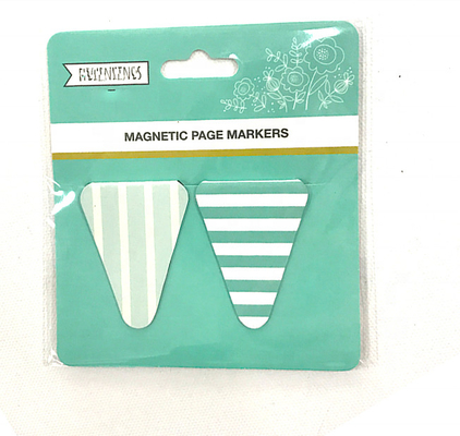 Mini Marks Triangle Magnetic Bookmark Page Marker do czytania książek