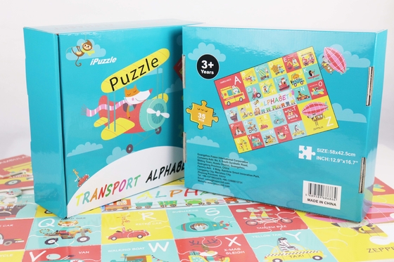 Papierowe puzzle podłogowe CMYK Edukacyjne dla dzieci w wieku 4-8 lat