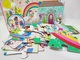 60 sztuk Rainbow Fairy Cardboard Jigsaw Puzzle Duży kawałek układanki z zabawą Pop Out Zagraj w figurki