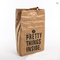 Izolowane OEM Kraft Brown Paper Lunch Bag Termiczne torby chłodzące na piknik spożywczy