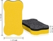 Tablica magnetyczna sucha gumka w kształcie żółtej kości 2,76 * 1,57 cala
