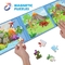 Dinozaur Drewniane puzzle magnetyczne dla małych dzieci w wieku 3 5 6 lat 2 - 20 sztuk